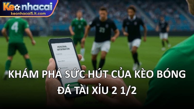 Khám phá sức hút của kèo bóng đá tài xỉu 2 1/2