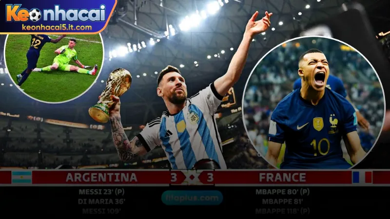Hiệp phụ World Cup 2022 Argentina Pháp sau bàn gỡ