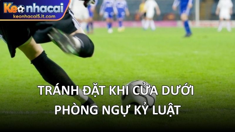 Tránh đặt khi cửa dưới phòng ngự kỷ luật